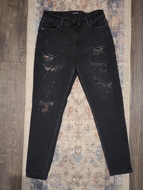 Desigual Womens Denim Lullaby 2000 Black Jeans